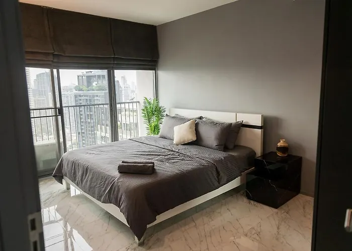 Delux Modern 3br - 1 Min To Thong Lor Bts 曼谷